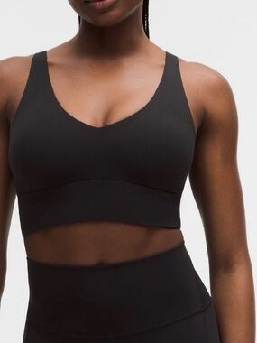 Lululemon Focuser Bra - Size Large (C/D Cup) - Black